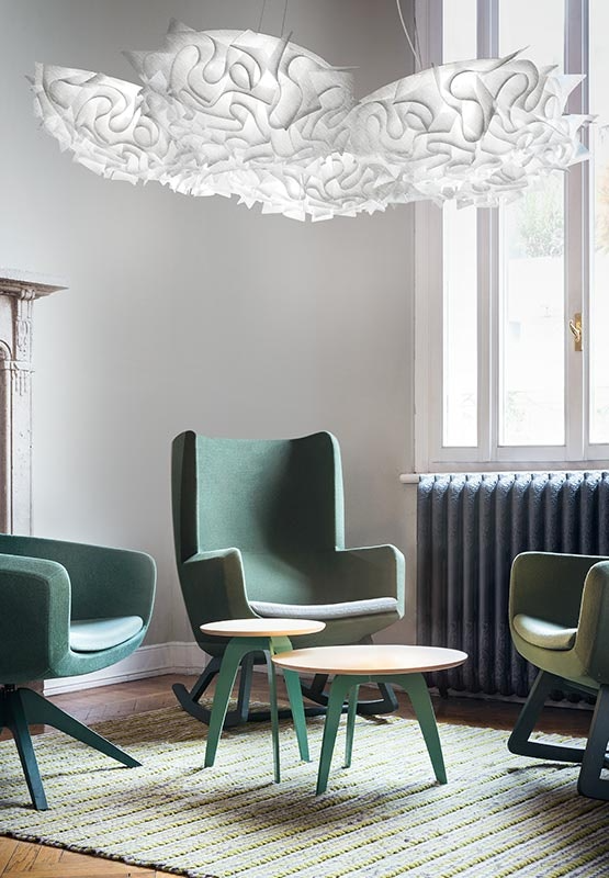 Slamp - Veli 7 Suspension Lamp - Foliage