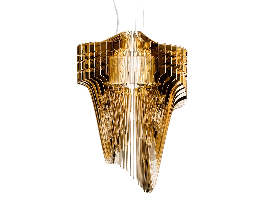Slamp - Aria Suspension Lamp - Large - Gold