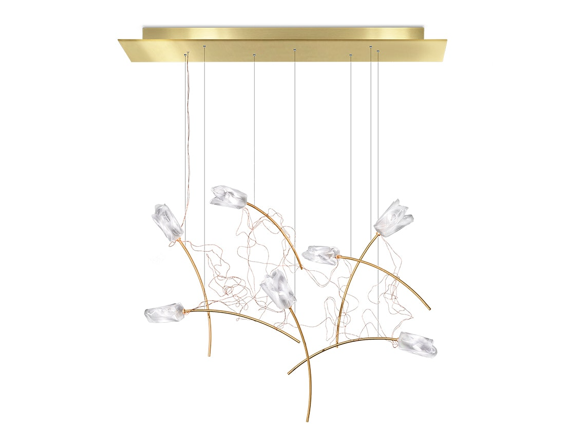 Slamp - Tulip Suspension Lamp - 7 Linear - Prisma