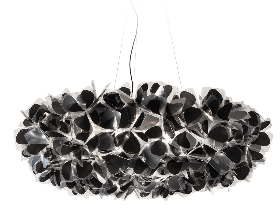 Slamp - Clizia Suspension 130 Lamp - Mama Non Mama Black - Black Wire