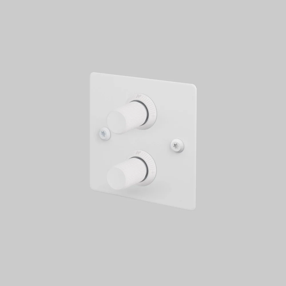 Buster & Punch - 2G Dimmer 120W Linear - White Finish