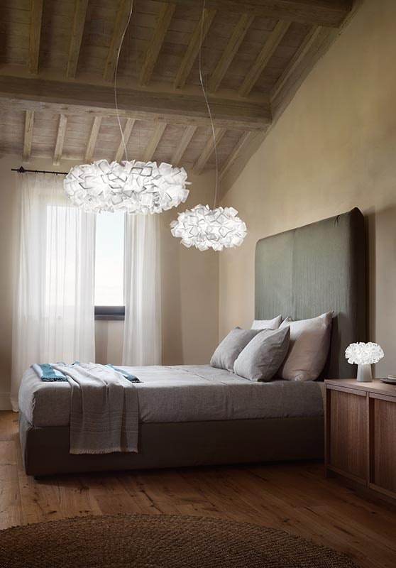 Slamp - Clizia Suspension Lamp - Large - White