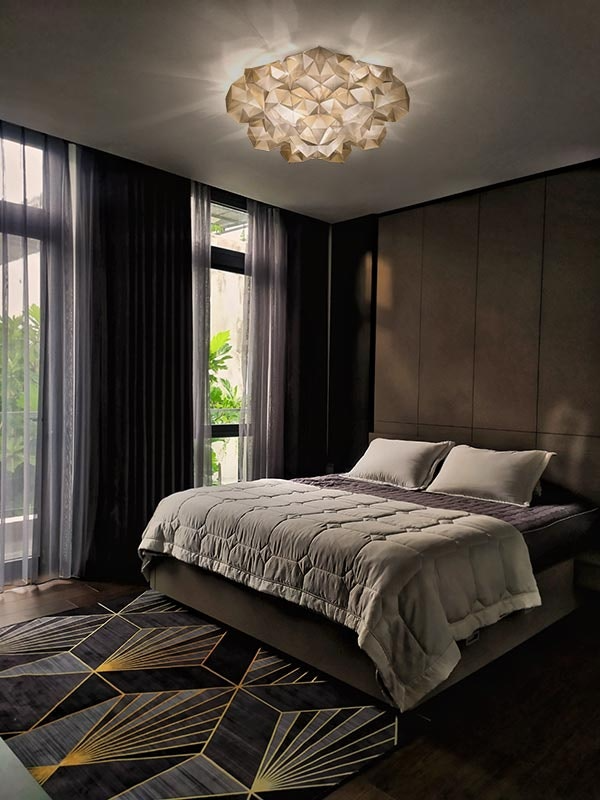 Slamp - Drusa Ceiling Lamp - Velvet