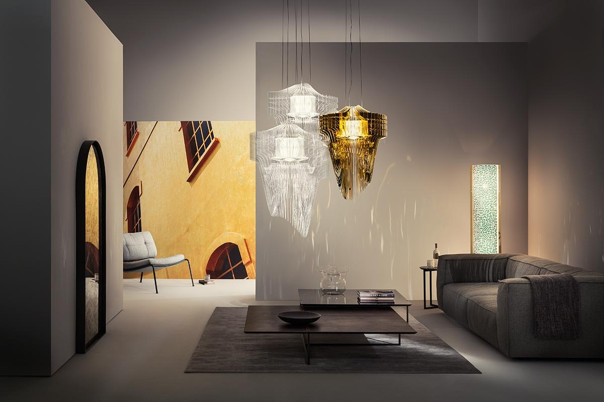 Slamp - Aria Suspension Lamp - Large - Transparent