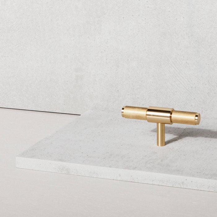 Buster & Punch - T-Bar Cross - Nude - Brass