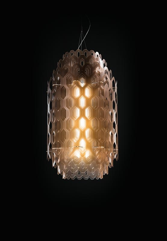 Slamp - Chantal Suspension Lamp - Small - Orange