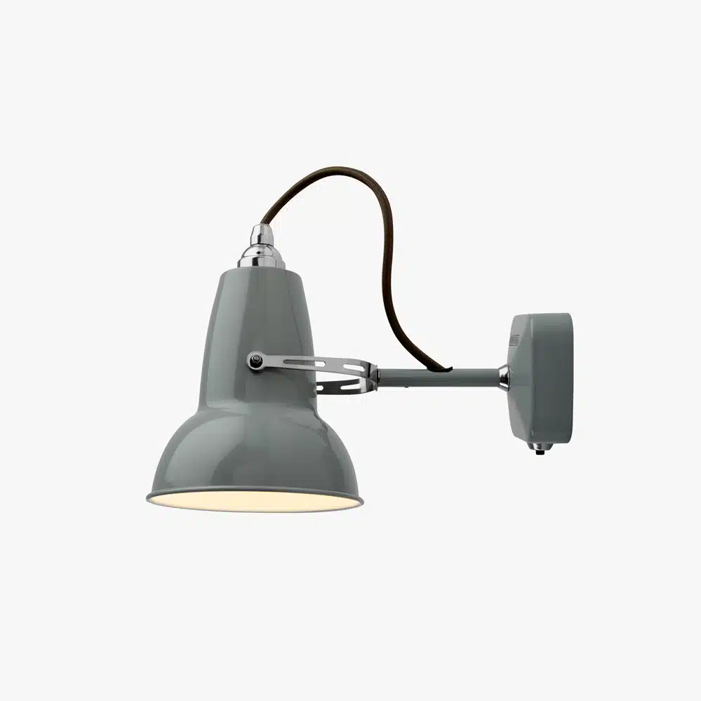 Anglepoise Light - Original 1227 Mini Wall Light Dove Grey - Dove Grey Finish - Steel Shade