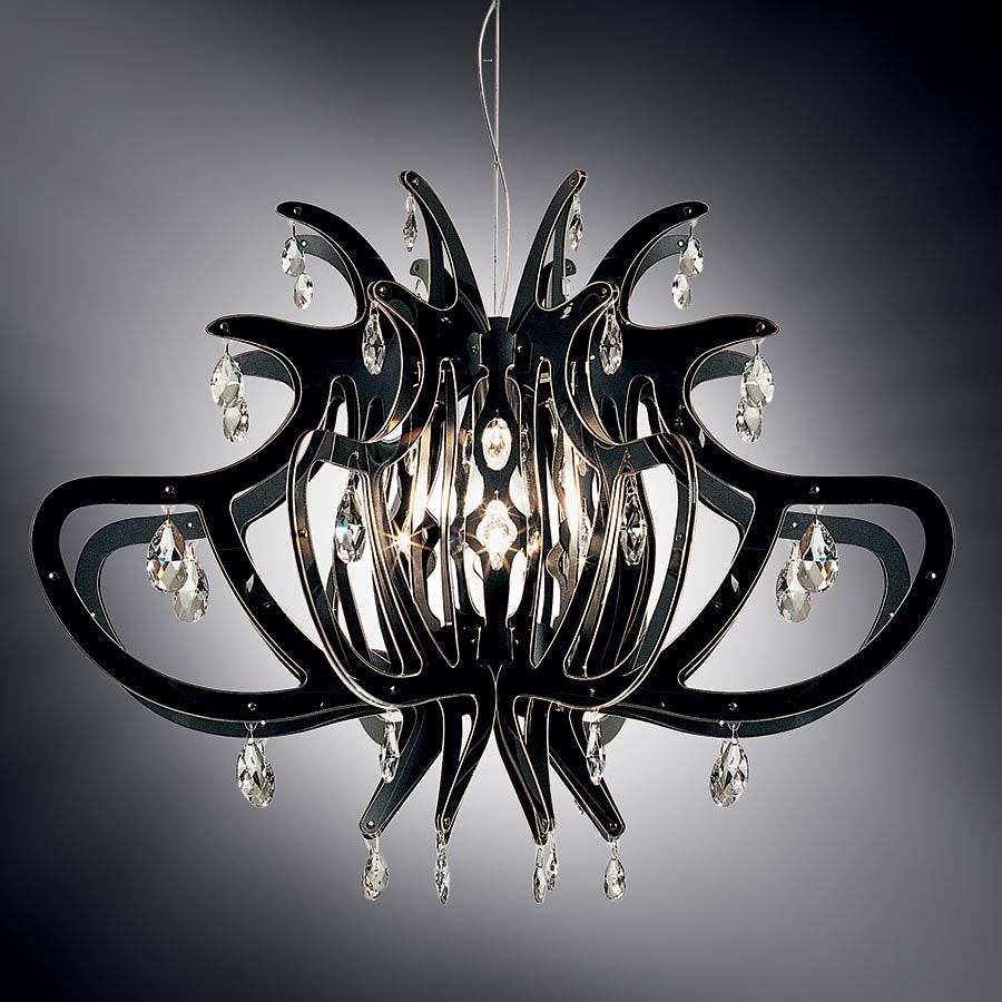 Slamp - Medusa Suspension Lamp - Black