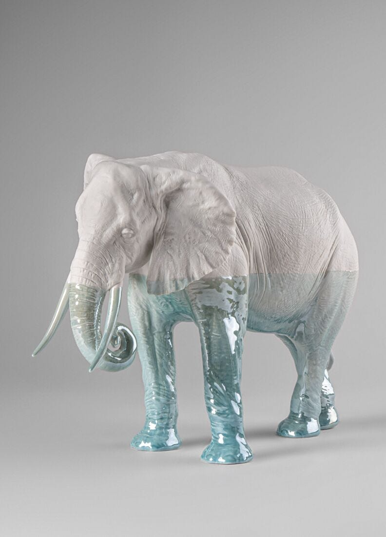 Lladró - Elephant - Underwater Sculpture
