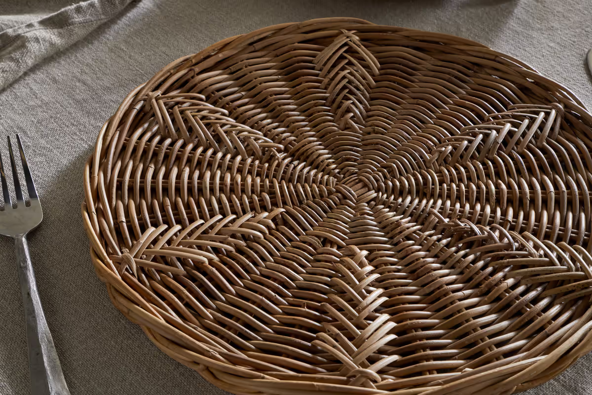 Nkuku - Bersama Rattan Placemat - Natural