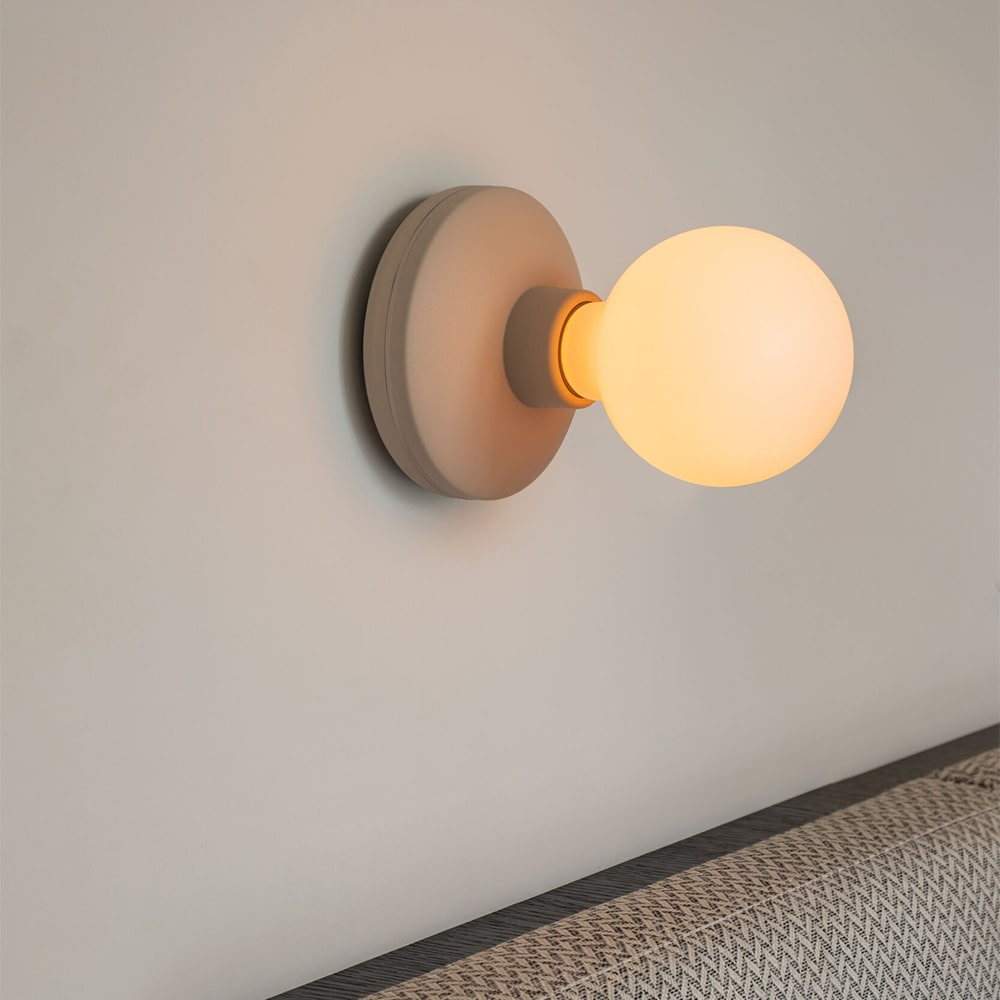 Humble Lights - Bee Wall Light Beige Frosted