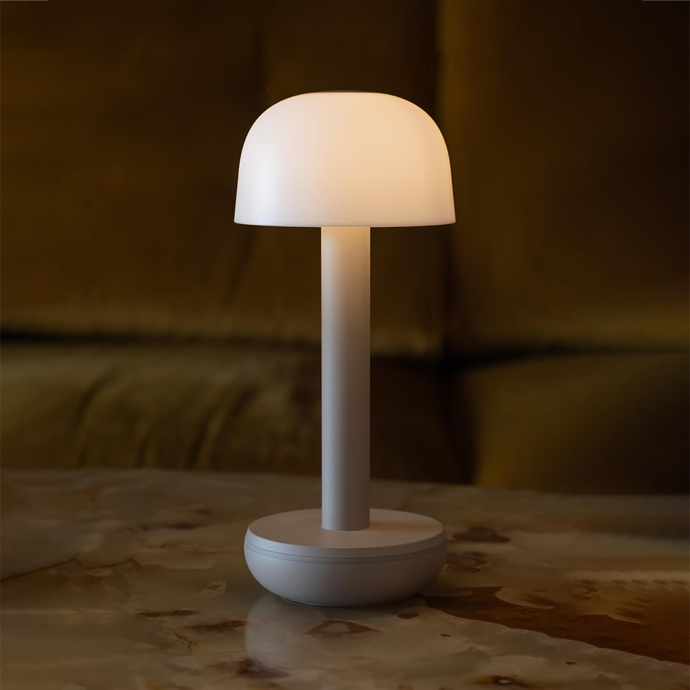 Humble Lights - Two Table Light Beige PC Frosted