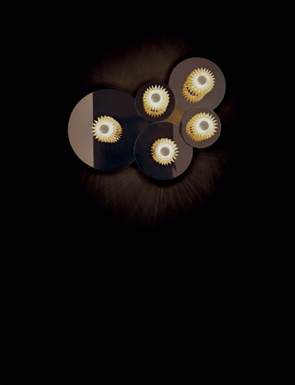 Dcw-Editions - In The Sun Ceiling Lamp - Gold - Silver- 190
