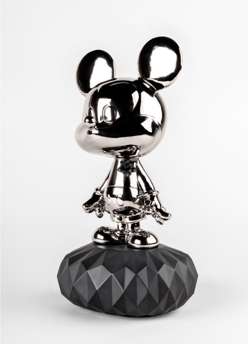 Lladró - Mickey Mouse Platinum Sculpture