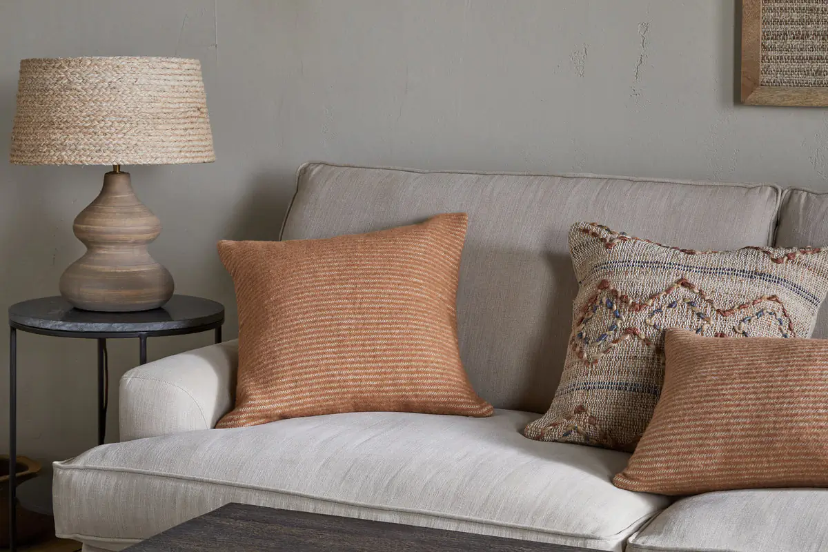 Nkuku - Ilaa Wool Cushion Cover - Sand - 50 x 50cm