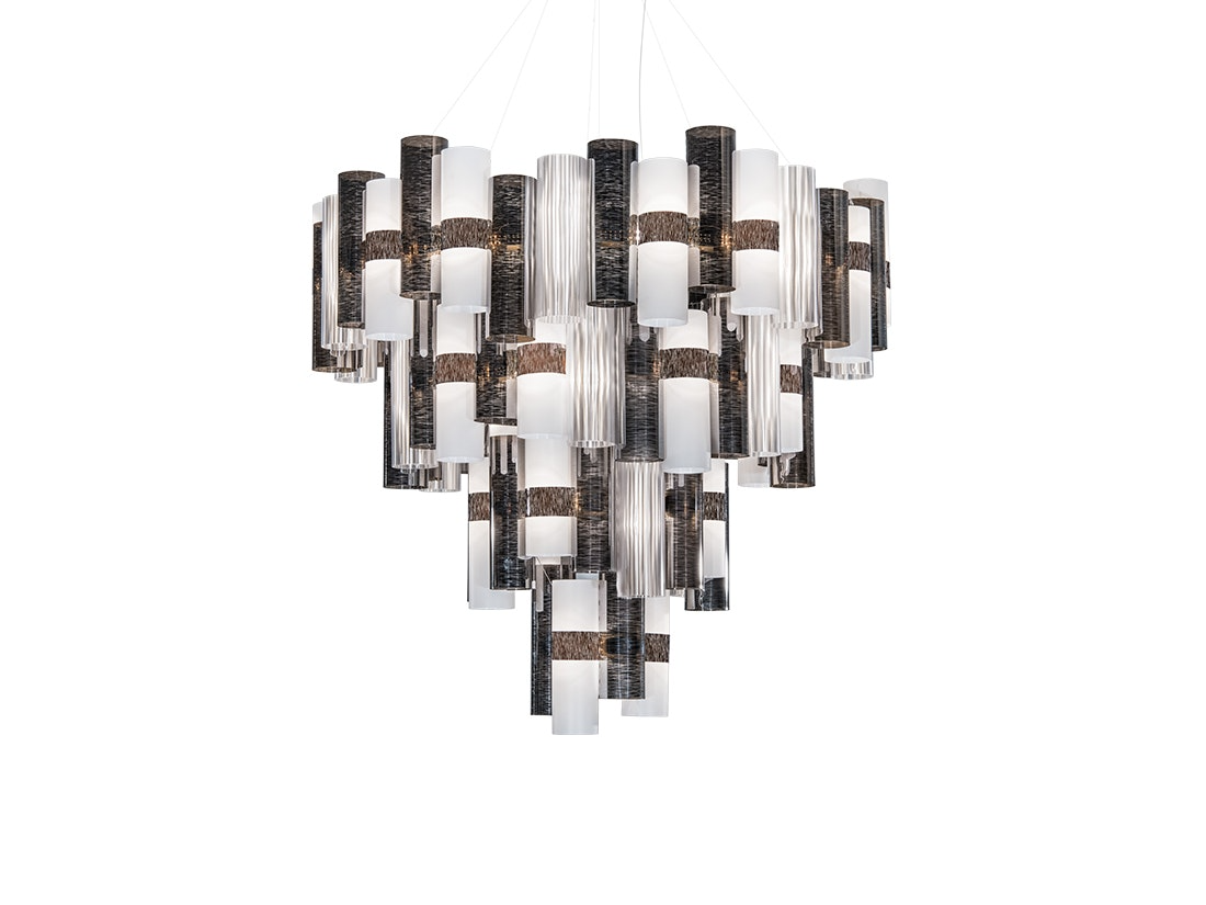 Slamp - La Lollona Suspension Lamp - 4XL - Pewter