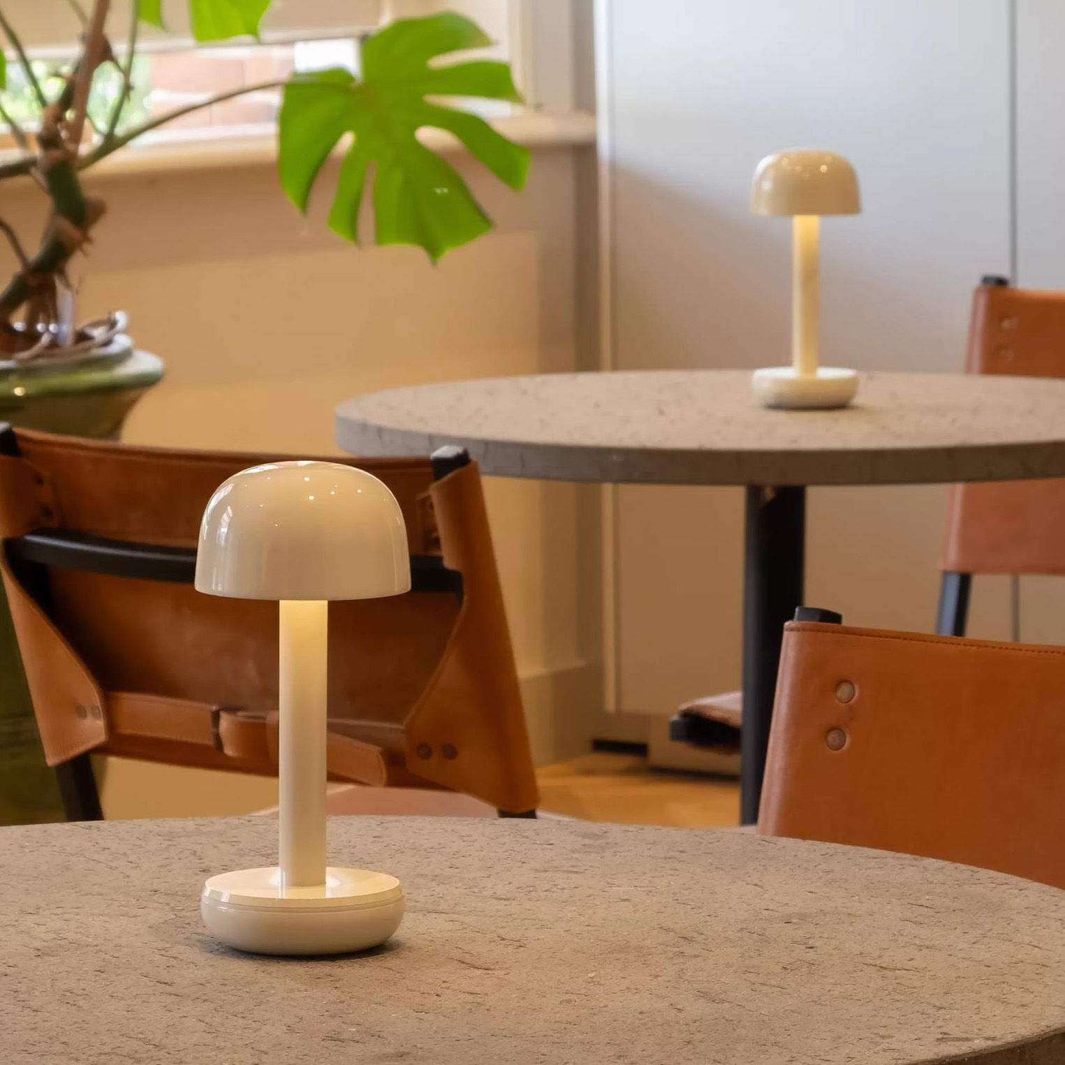 Humble Lights - Two Table Light Ivory