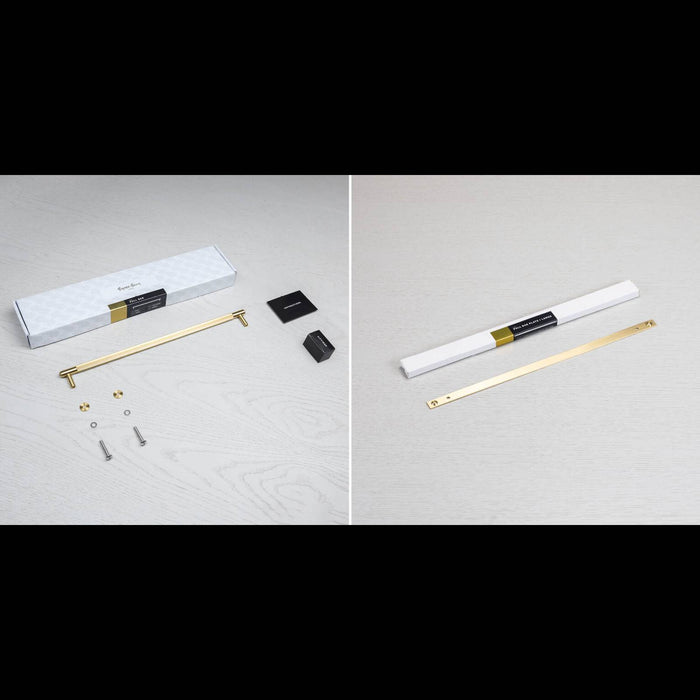 Buster & Punch - Pull Bar Linear - Plate - Brass - Large