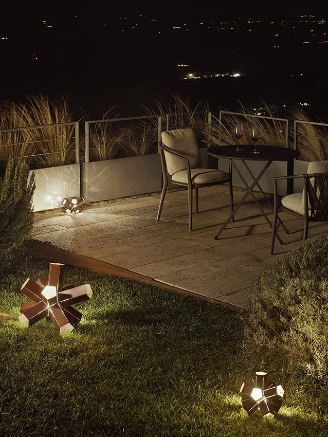 Slamp - Bang Outdoor Step Light - Small - Corten