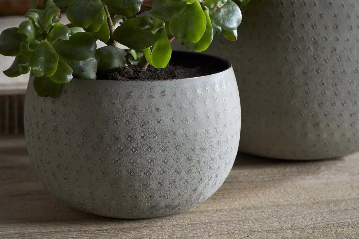 Nkuku - Laoko Planter - Olive Grey - Small