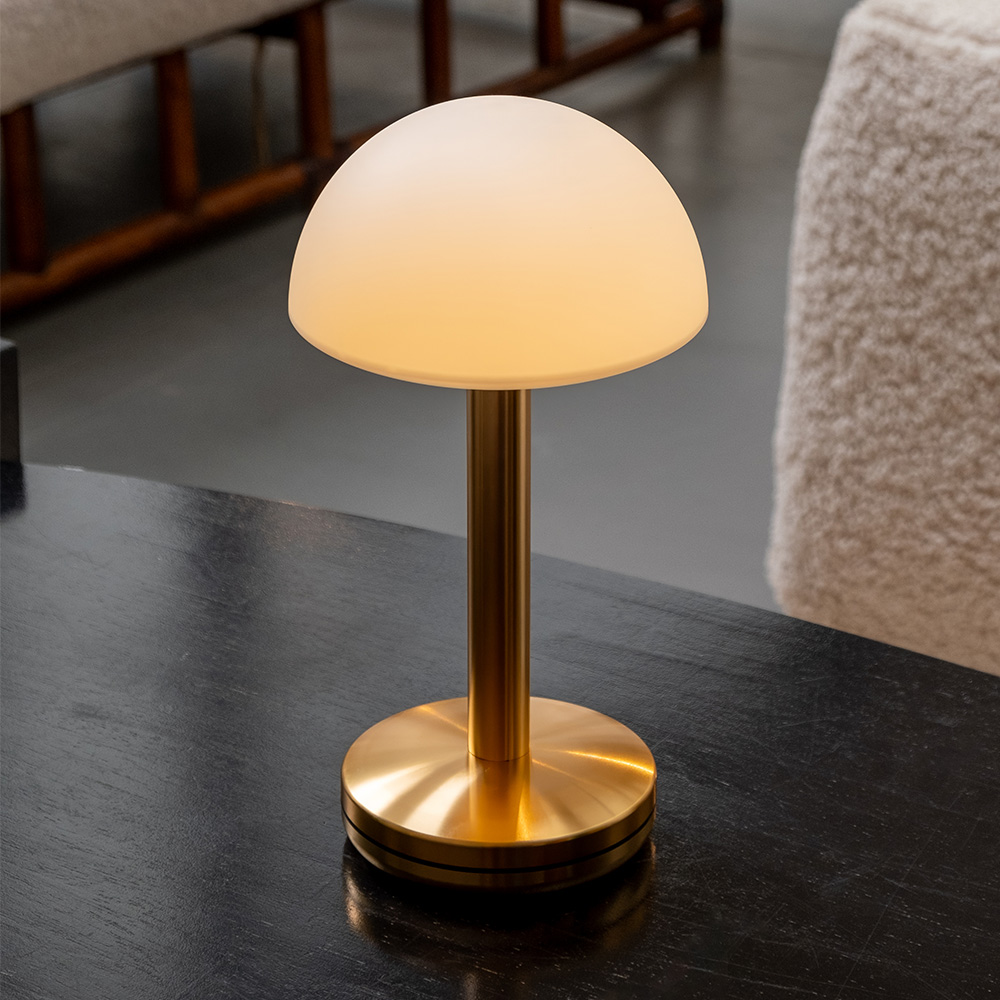 Humble Lights - Bug Table Light Gold Frosted