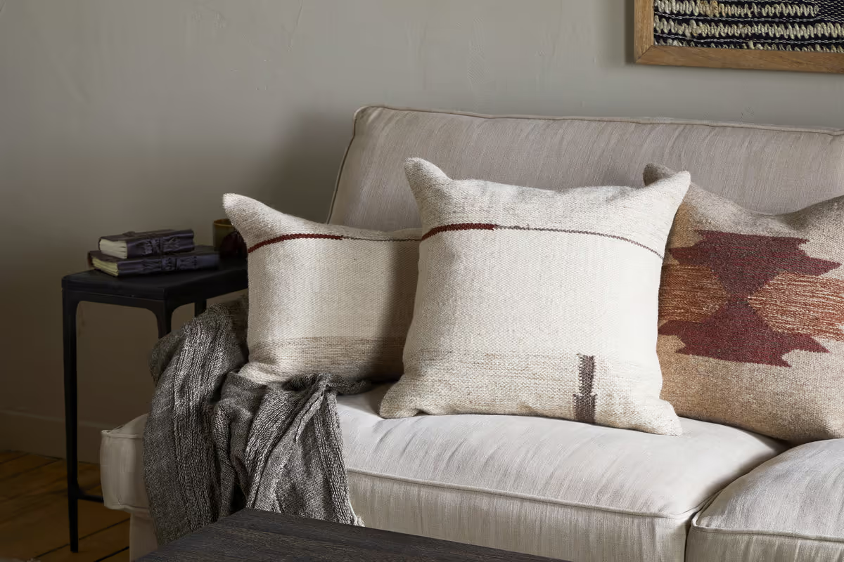 Nkuku - Tamil Wool Cushion Cover - Natural - 50 x 50cm