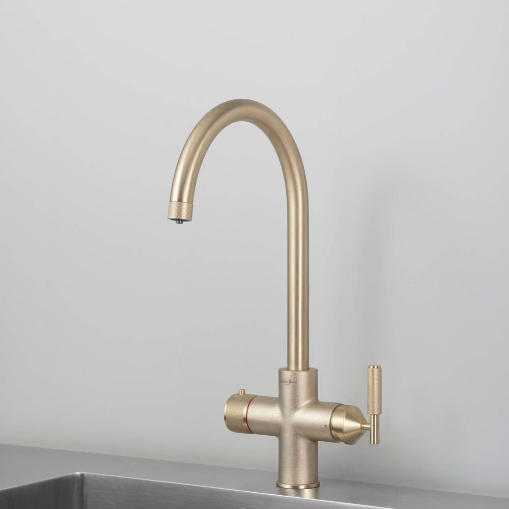 Buster & Punch - UK Kitchen Hot Tap Cross - 4 IN 1 - Brass