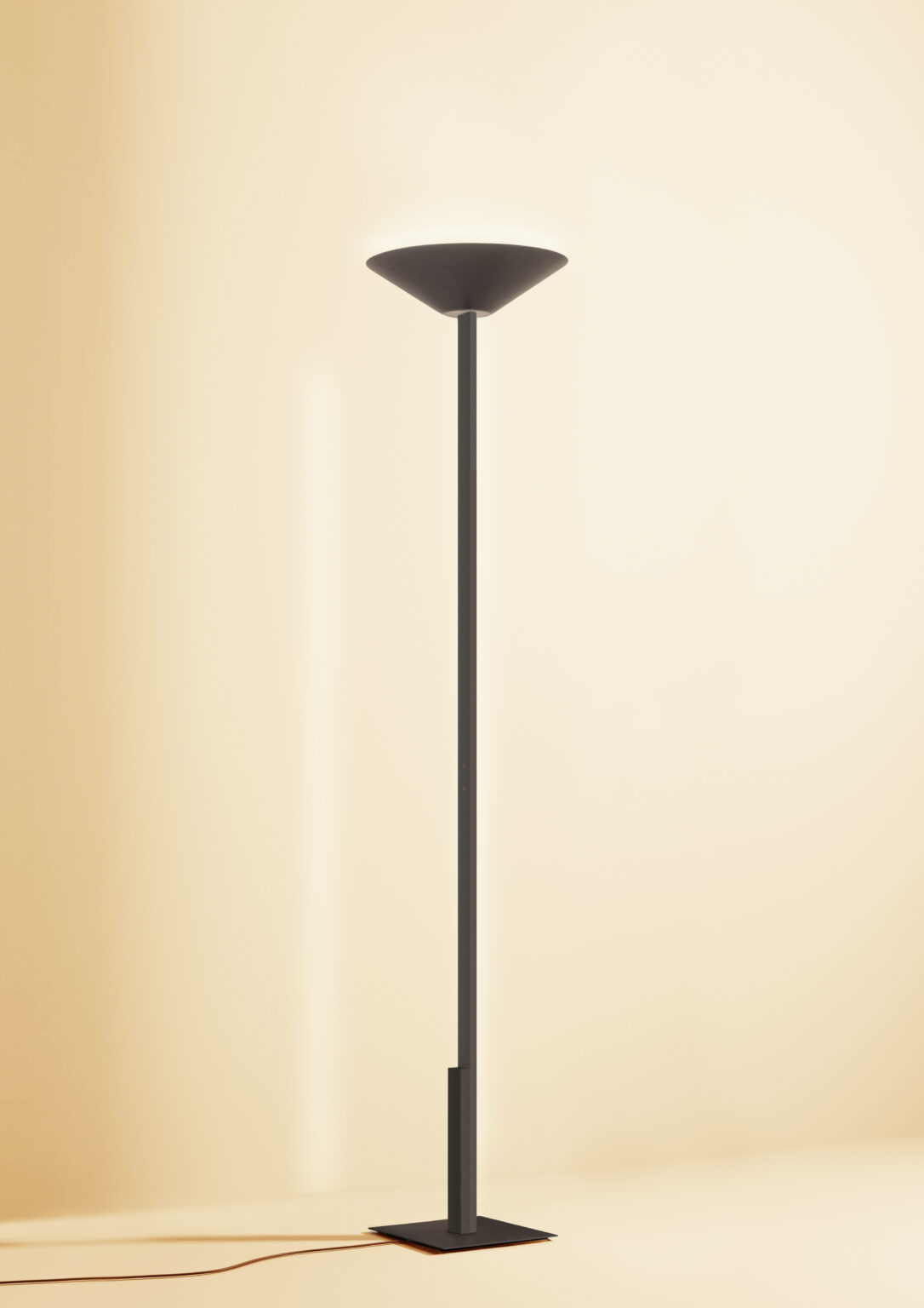 Contardi Lighting Fly Torch Floor Lamp - Brushed Bronze-Nickel
