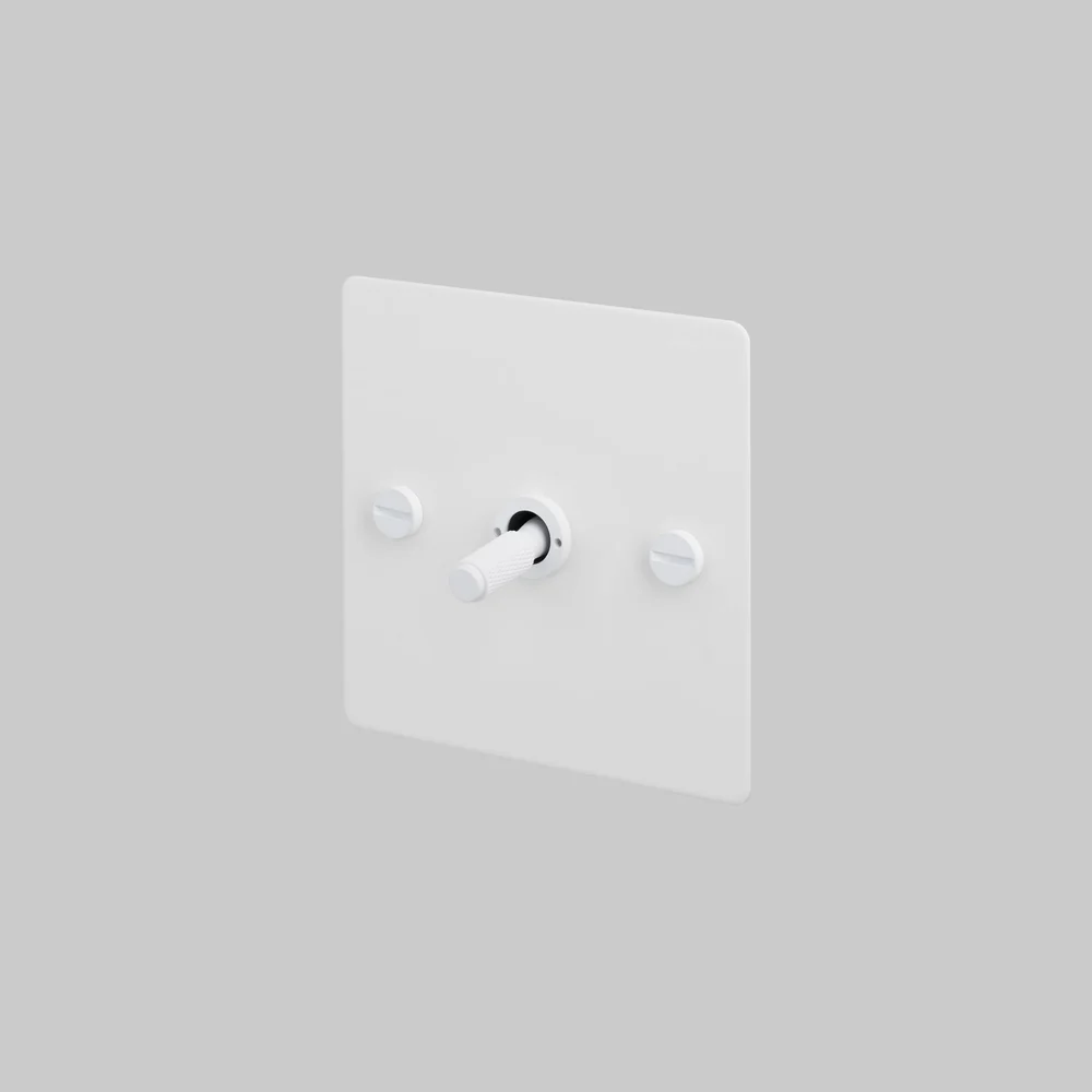 Buster & Punch - 1G Toggle Intermidiate 3-Way Cross - White Finish