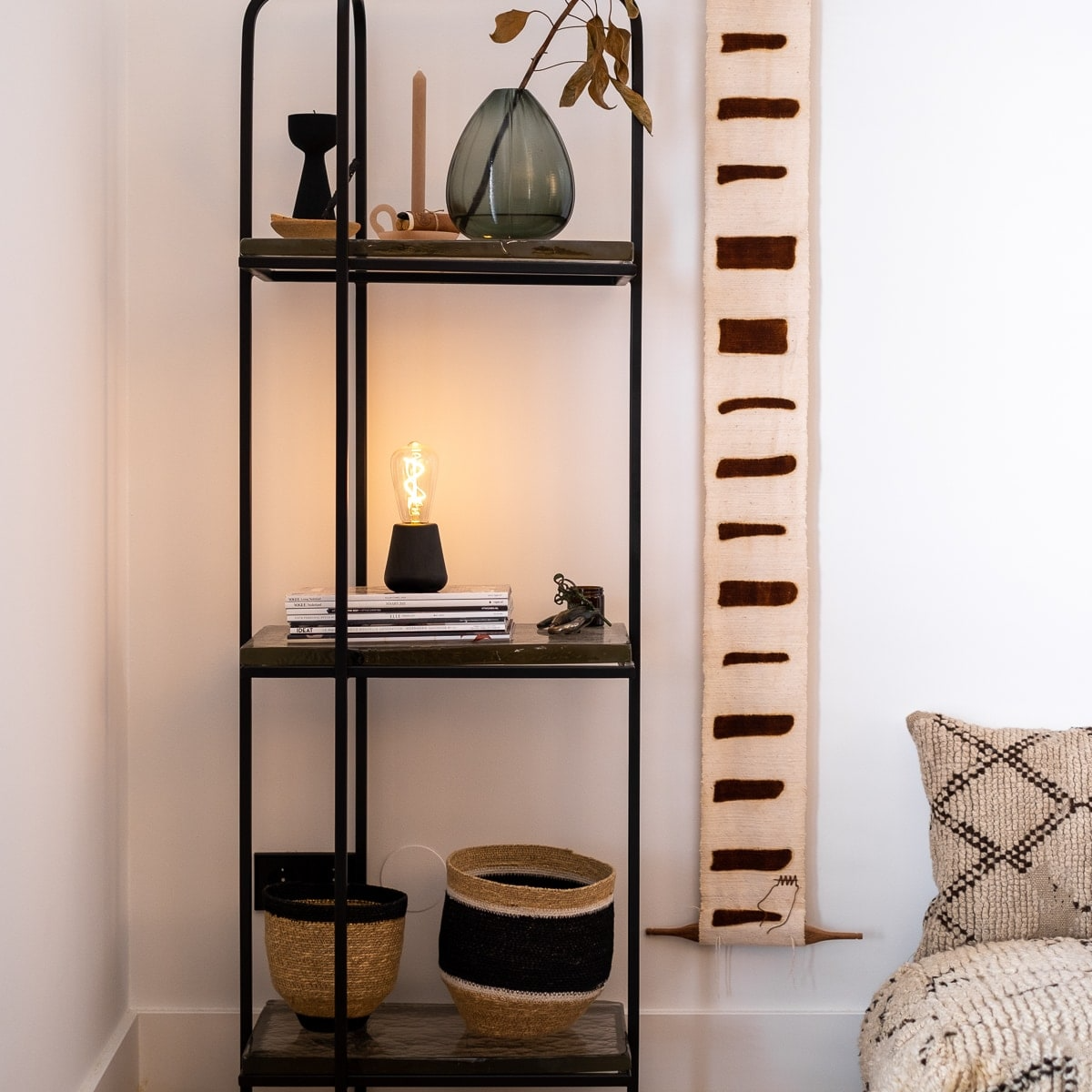 Humble Lights - One Table Light Black Wood