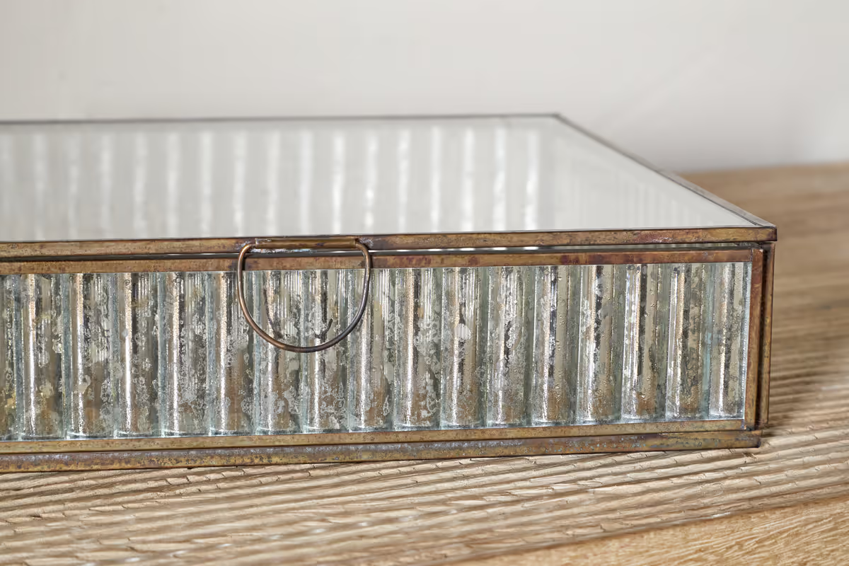 Nkuku - Malita Jewellery Box - Antique Brass