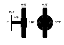 Buster & Punch - T-Bar Cross - Plate - Steel