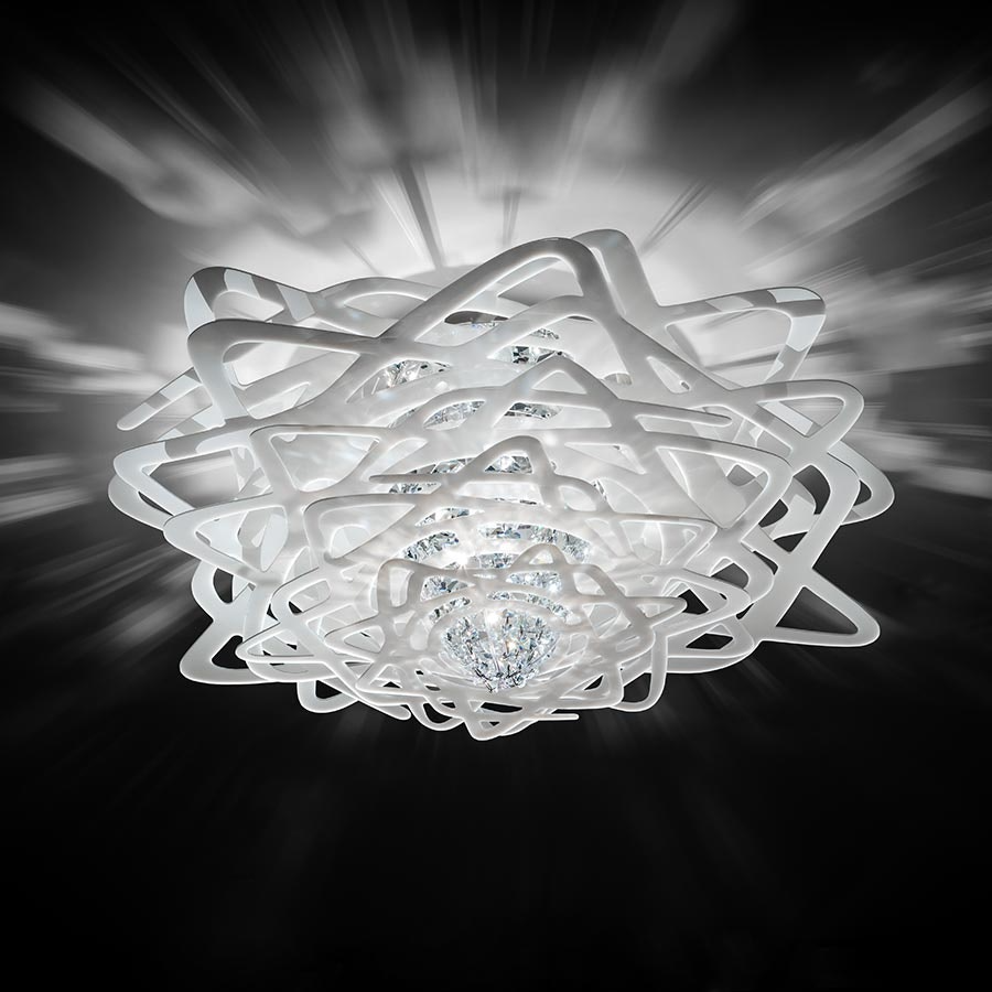 Slamp - Aurora Ceiling Lamp - Large - White