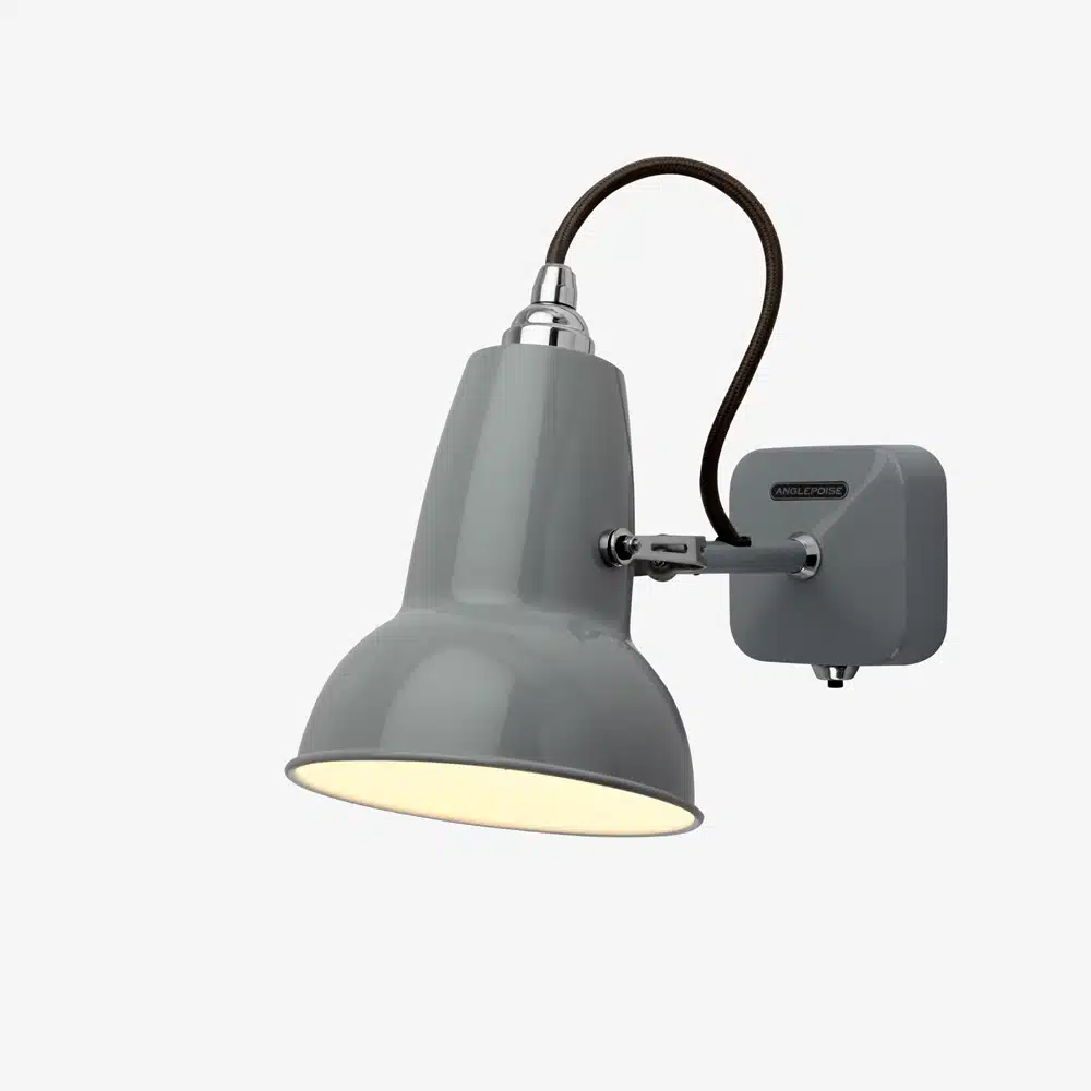 Anglepoise Light - Original 1227 Mini Wall Light Dove Grey - Dove Grey Finish - Steel Shade