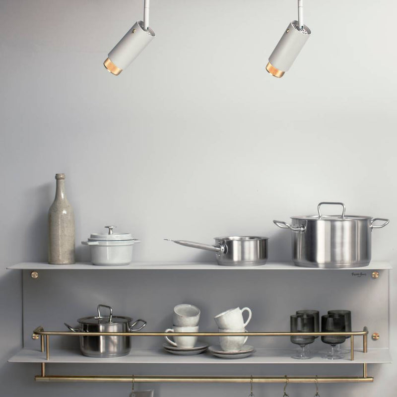 Buster & Punch - Kitchen Shelf Hanger - Without Logo - Stone - Gun Metal