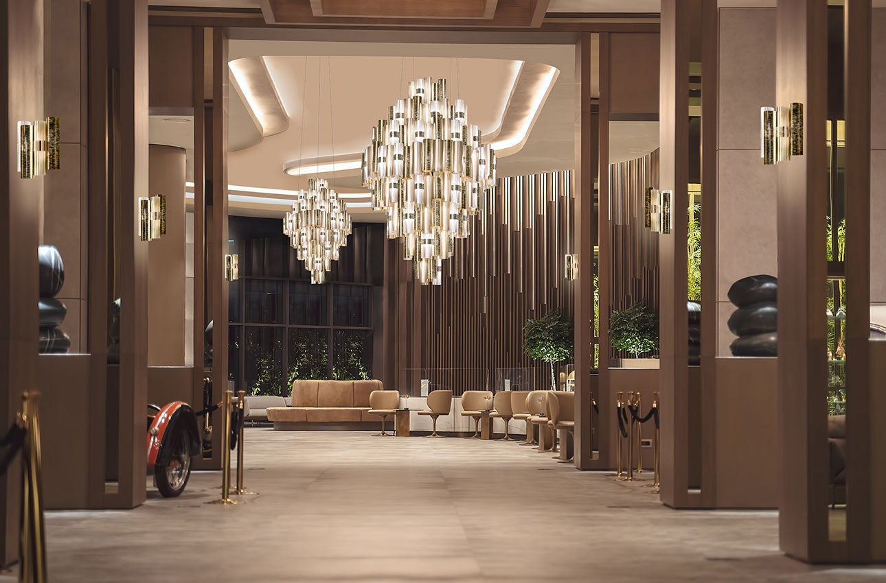 Slamp - La Lollo Suspension Lamp - Extra Large - Gold