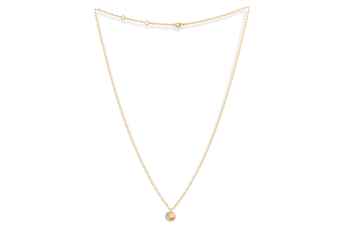 Nkuku - Cerita Rhodochrosite Necklace - Rhodochrosite & Gold