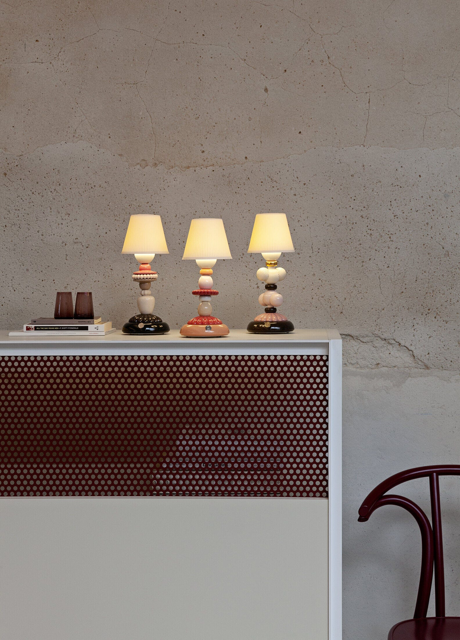 Lladró - Sunflower Firefly Table Lamp - Black