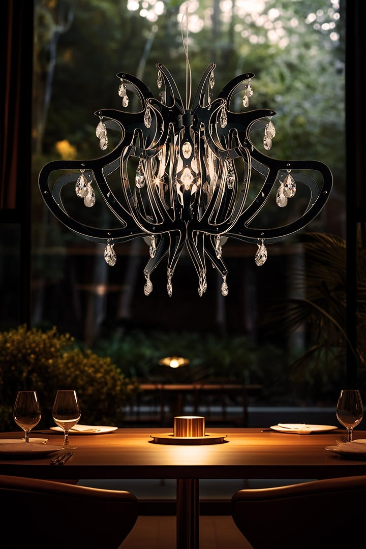 Slamp - Medusa Suspension Lamp - Black