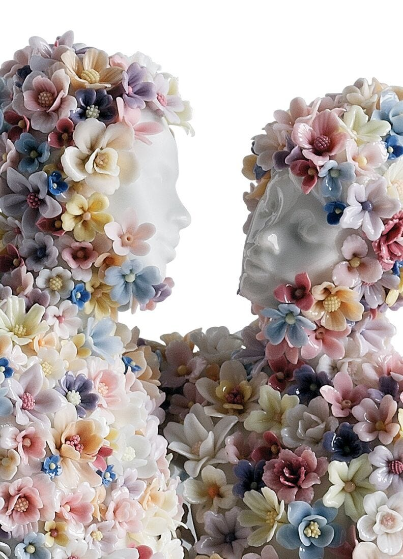 Lladró - Love III (blossoms) Sculpture