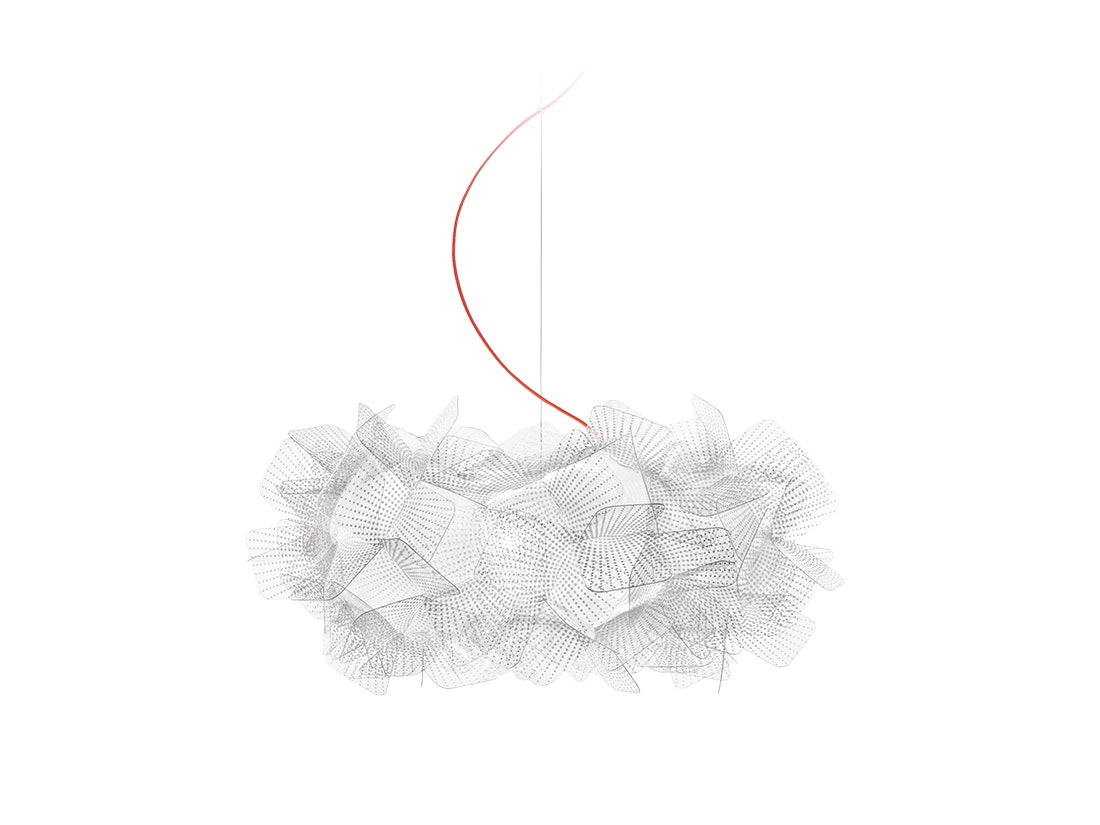 Slamp - Clizia Suspension Lamp - Small - Pixel - Red Wire