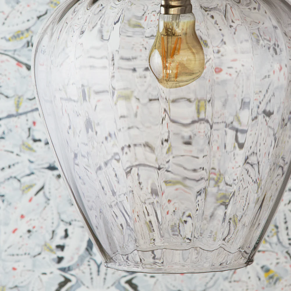 Pooky - Lisboa Pendant Light Shade - Larger - Clear Glass