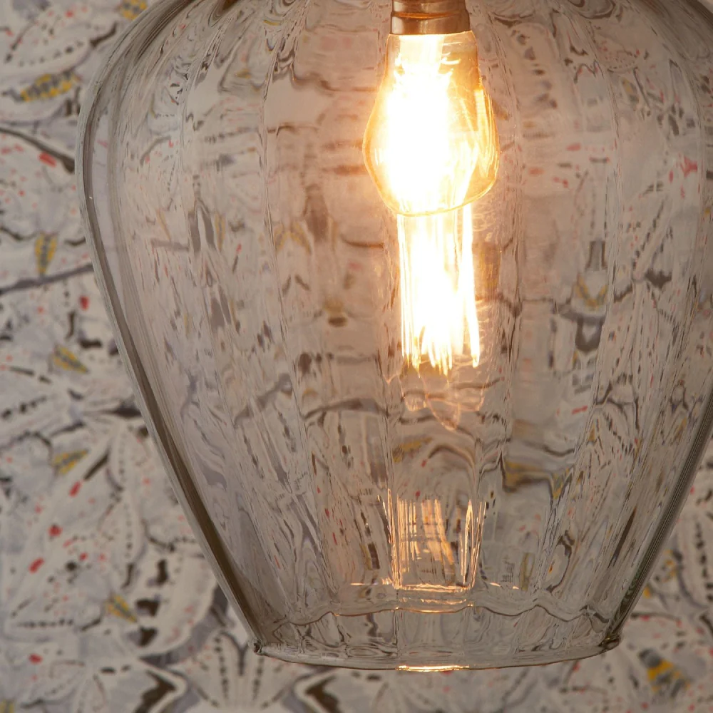 Pooky - Lisboa Pendant Light Shade - Larger - Clear Glass