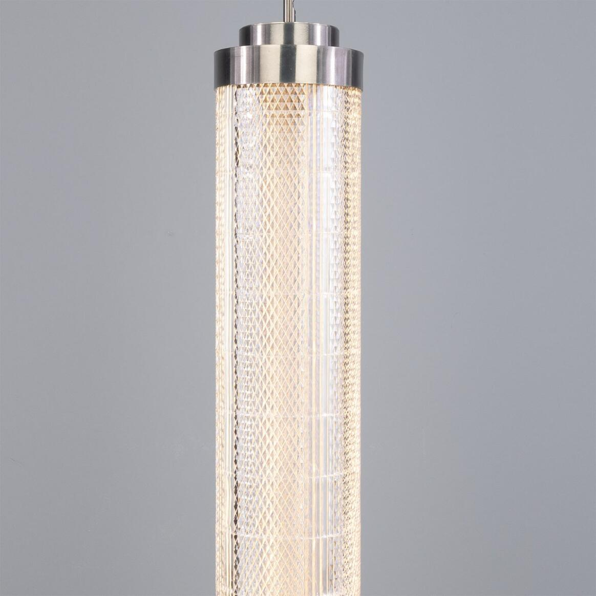 Mullan Ashford Neo-Victorian Vertical Linear Pendant Light 102cm IP20 - Antique Silver Finish