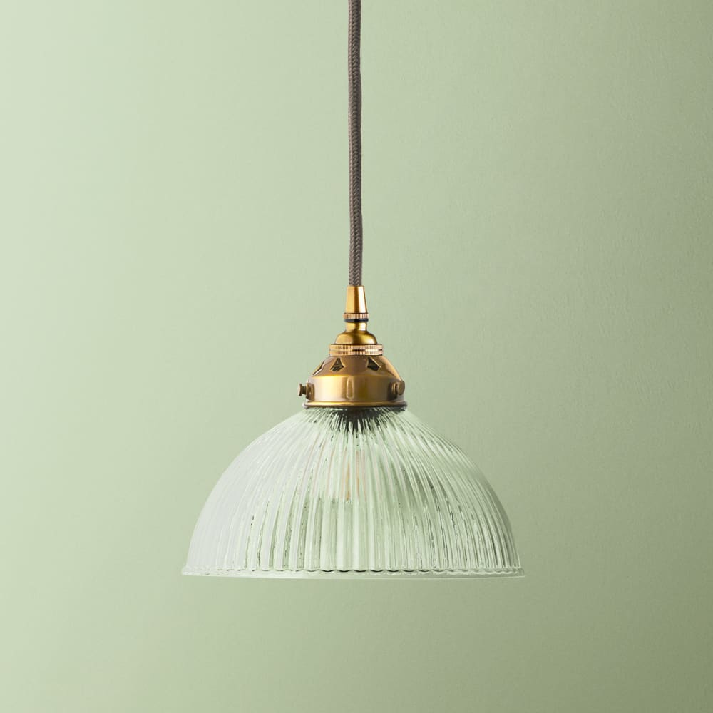 Pooky - Cupola Pendant Light Shade - Smaller - Clear Prismatic Glass