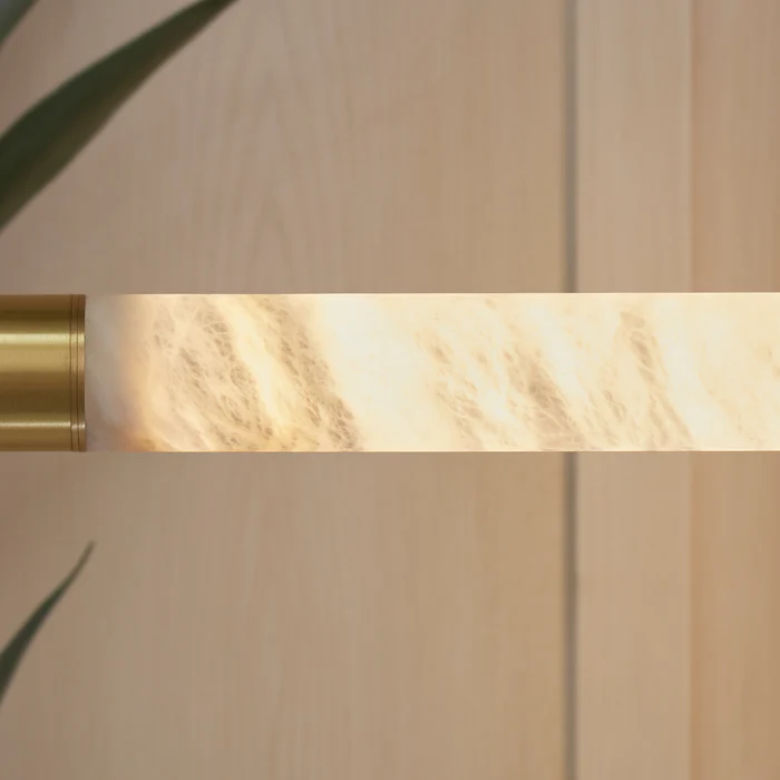 Northern Light - Geo Desk Light - Brushed Brass Finish