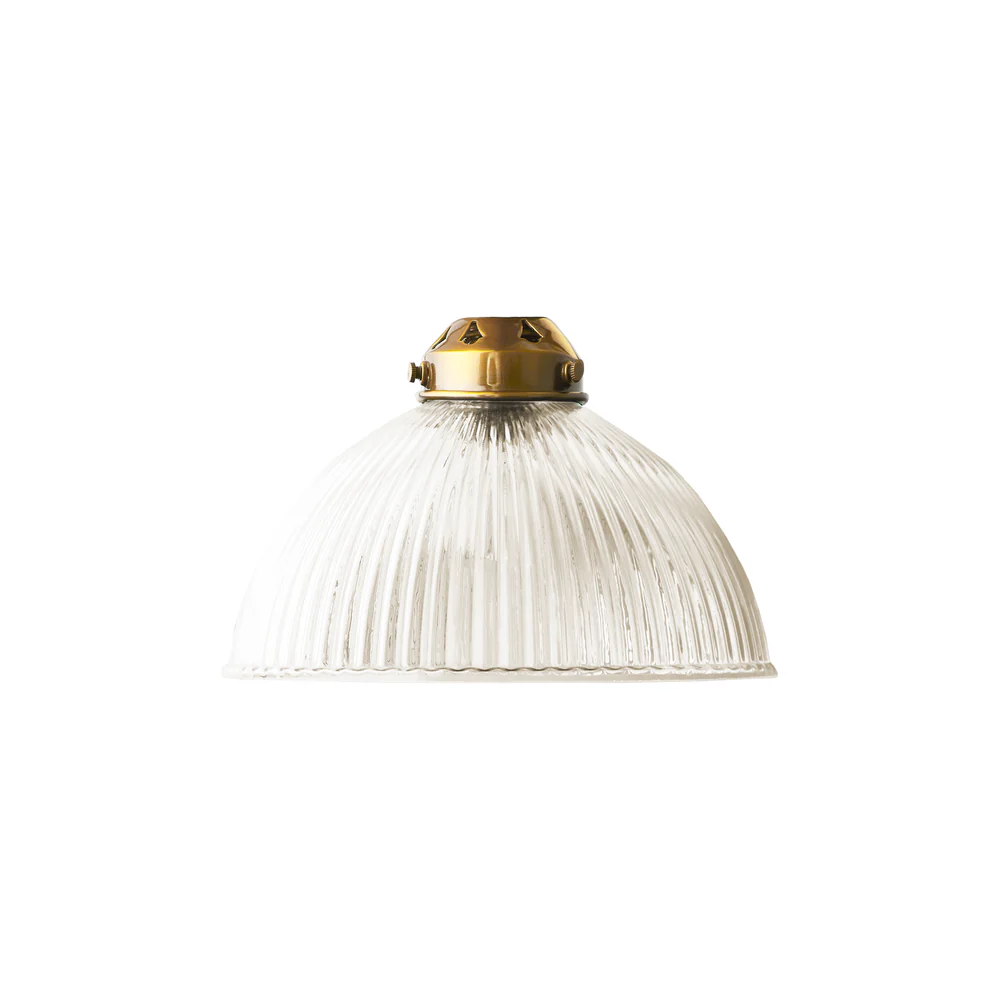 Pooky - Cupola Pendant Light Shade - Smaller - Clear Prismatic Glass