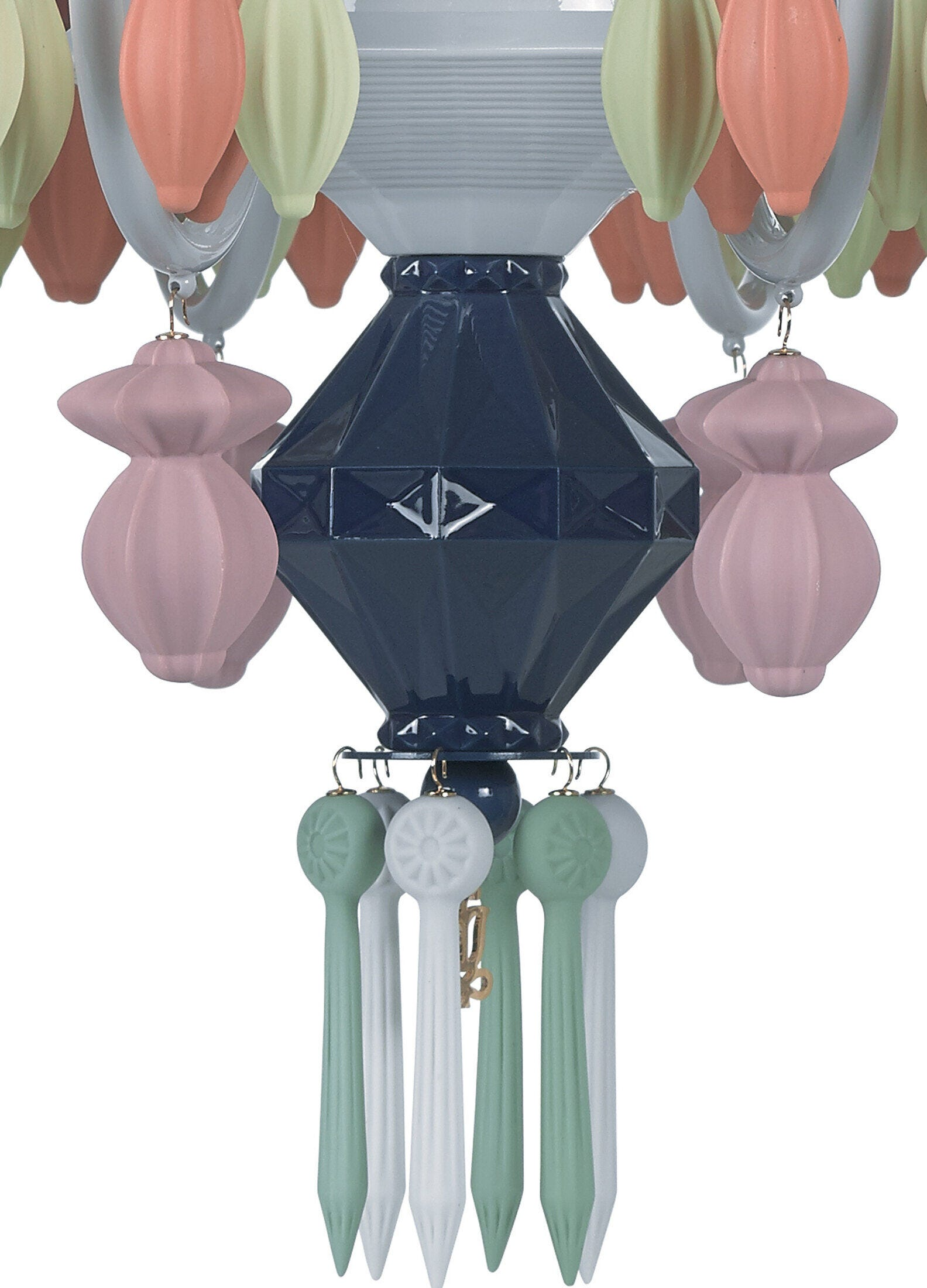 Lladró - Belle de Nuit 12 Lights Chandelier - Multicolor