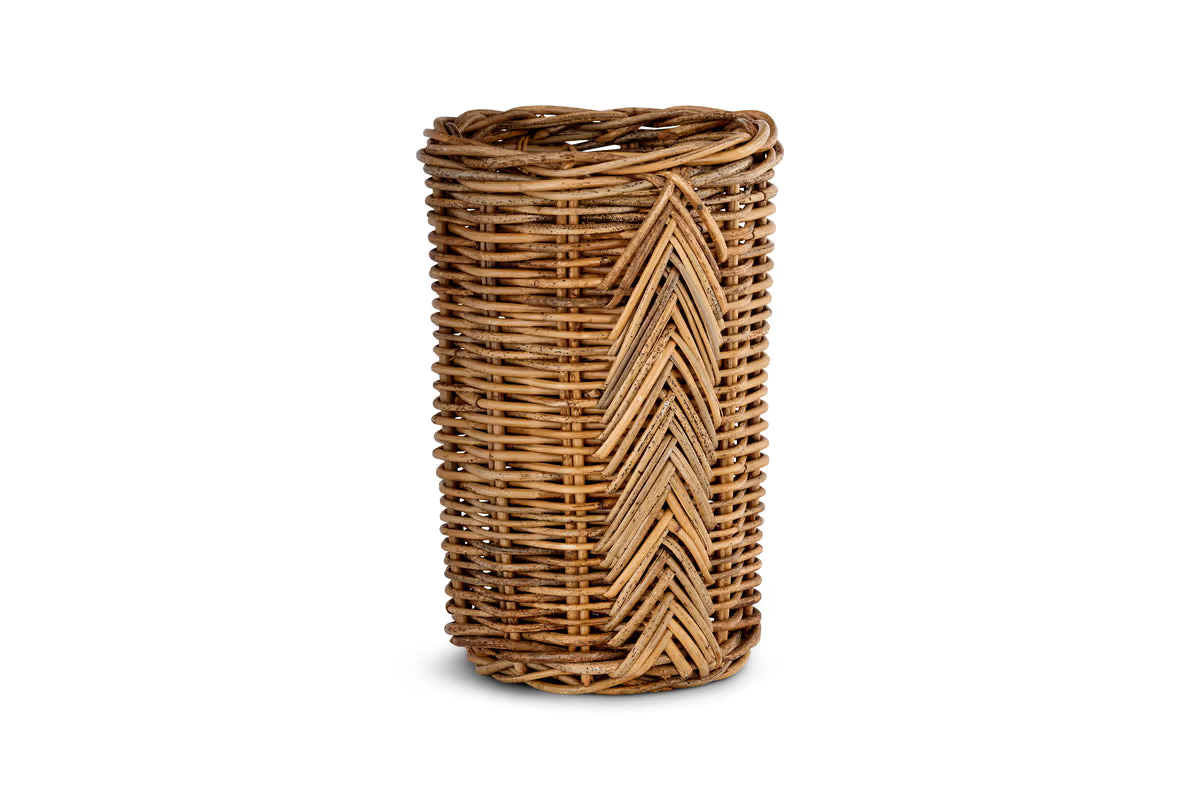 Nkuku - Bersama Rattan Utensil Holder - Natural