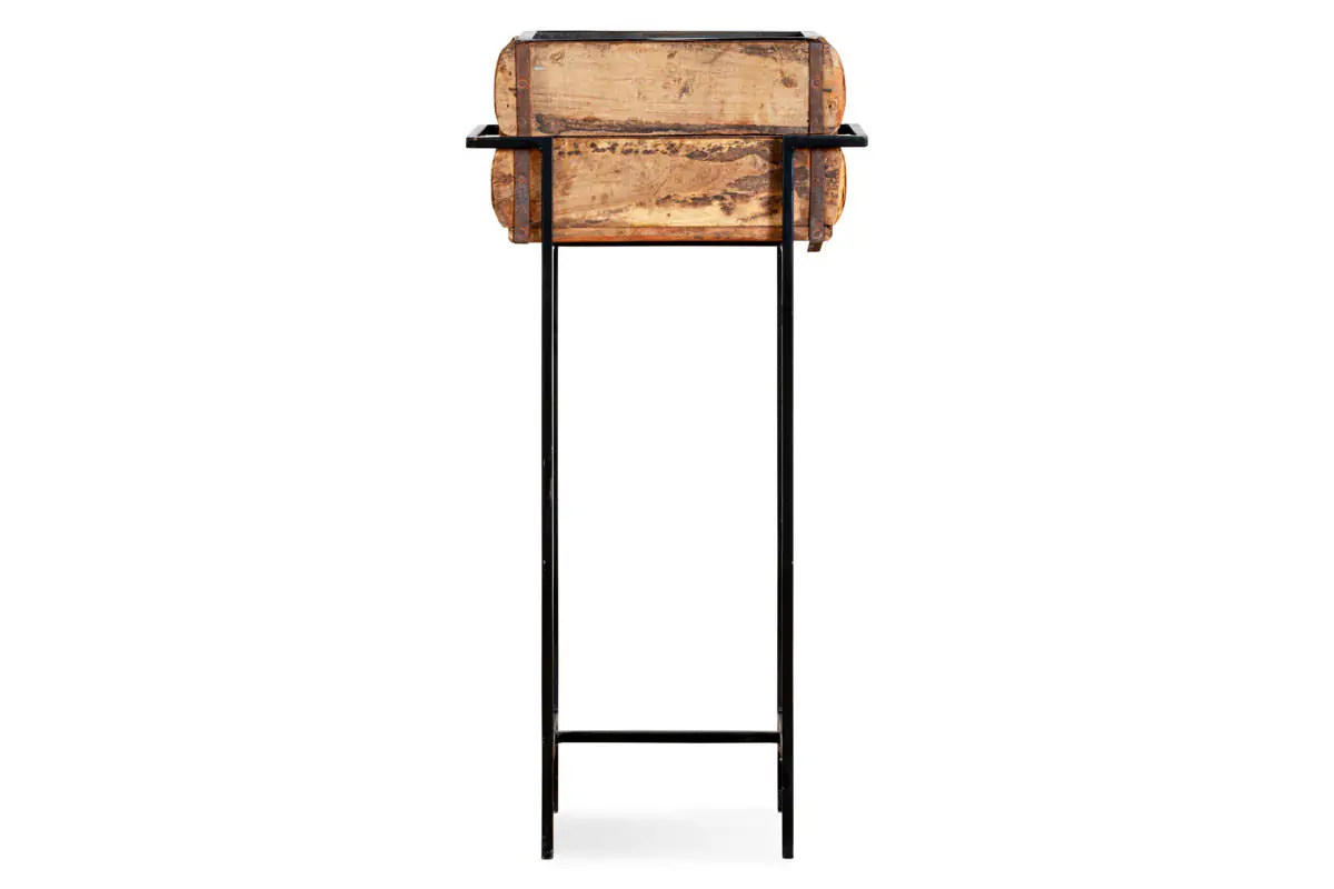 Nkuku - Amazzi Indoor Planter Stand - Natural & Black - Small